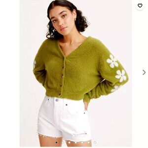 Levi's White High-Rise Denim Jean Shorts